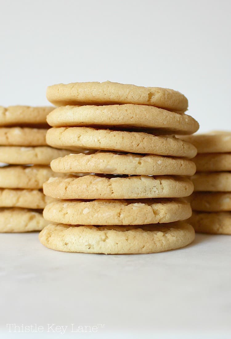 Almond Icebox Cookies - Thistle Key Lane