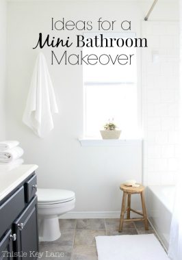 Guest Bathroom Mini Makeover Reveal - Thistle Key Lane