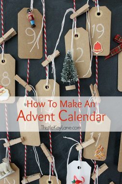 How To Make An Advent Calendar - Thistle Key Lane