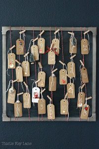 How To Make An Advent Calendar - Thistle Key Lane