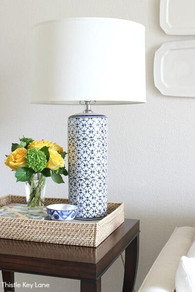 How To Style An End Table - Thistle Key Lane