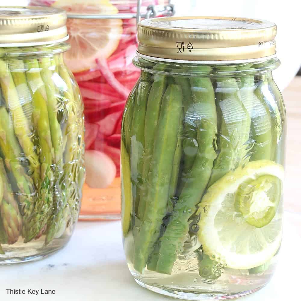 Sweet Spicy Refrigerator Pickled Green Bean Recipe