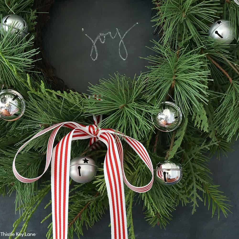 How To Update A Wreath With Greenery