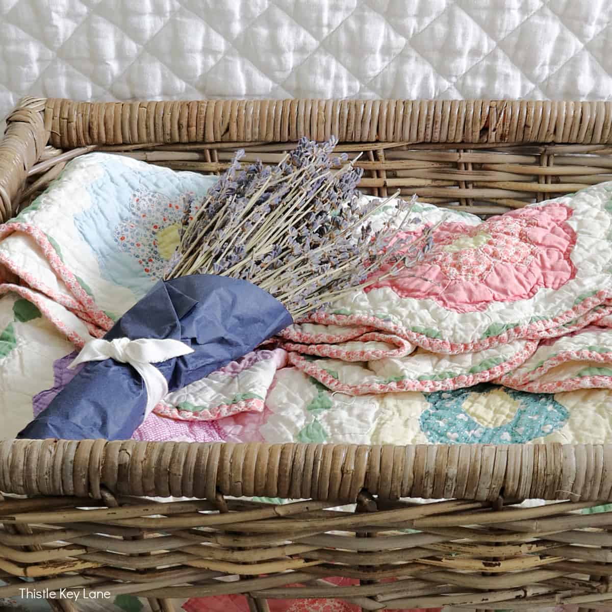 Summer Bedroom Updates And A Quilt Basket