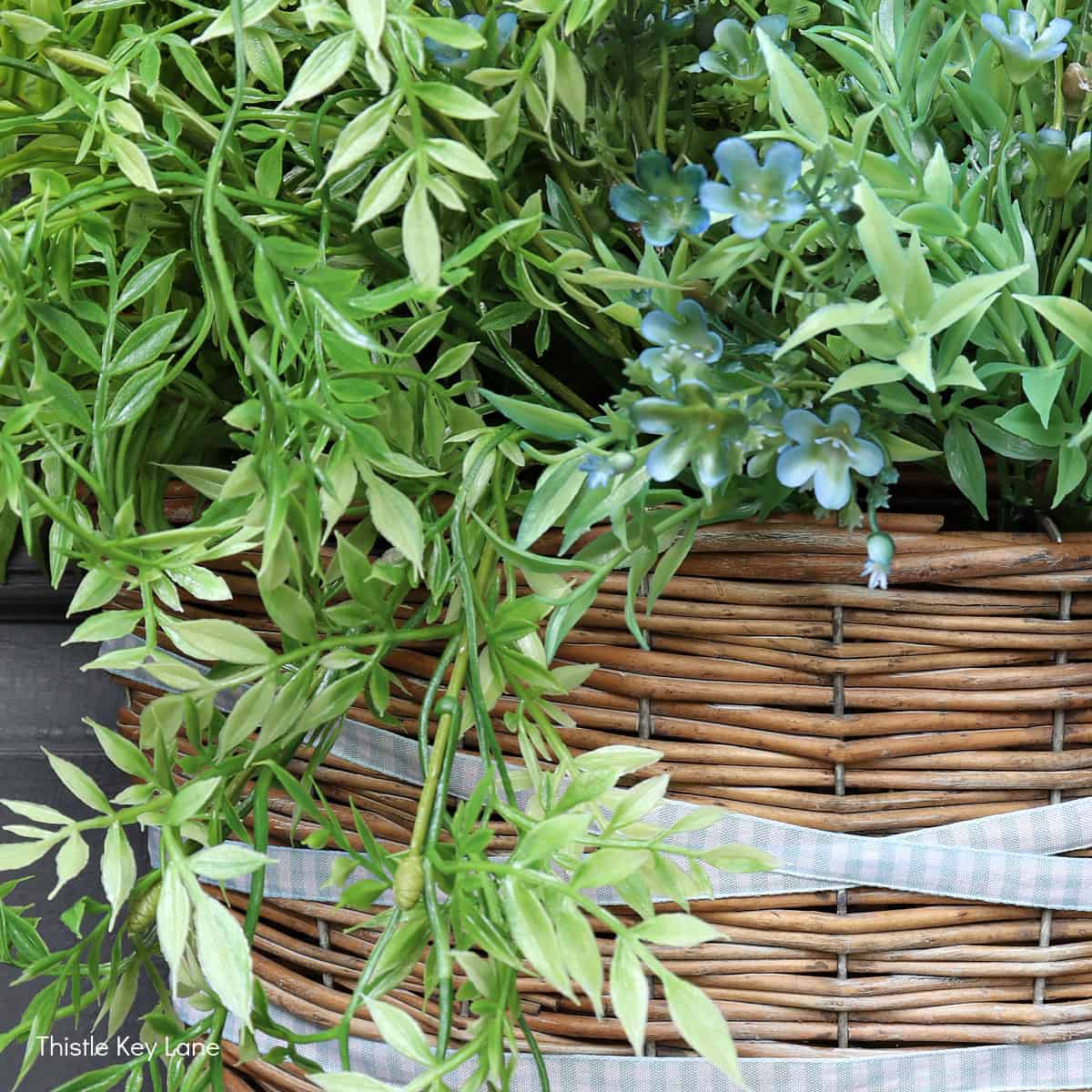 Summer Front Door Basket