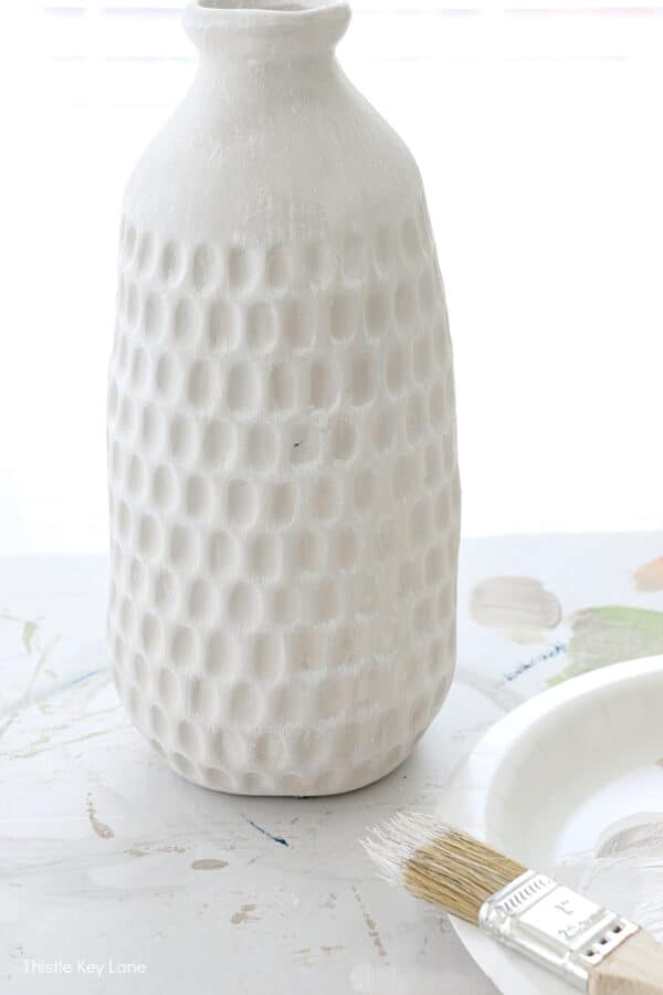 Easy Thrift Store Vase Makeover With Paint - Thistle Key Lane