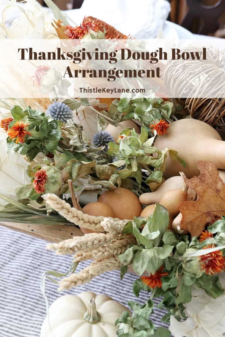 Thanksgiving Dough Bowl Tablescape - Thistle Key Lane