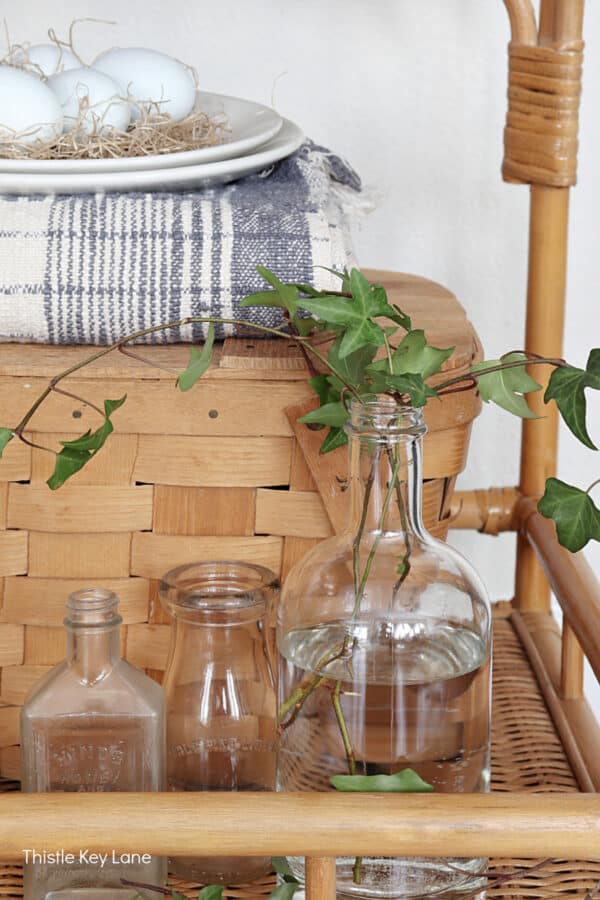 Styling A Bar Cart For Early Spring - Thistle Key Lane