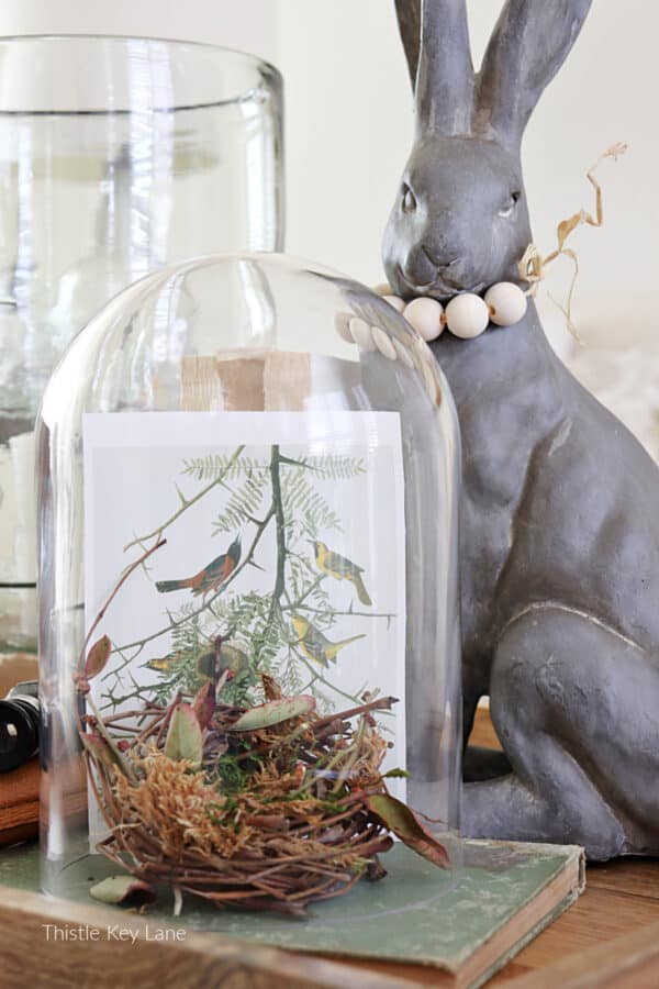 Three Spring Ottoman Or Coffee Table Vignettes - Thistle Key Lane