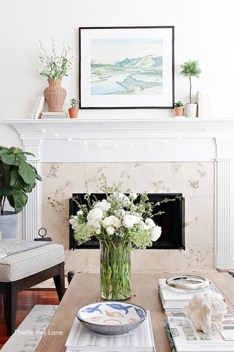 Fresh Spring Ideas For The Family Room - Thistle Key Lane