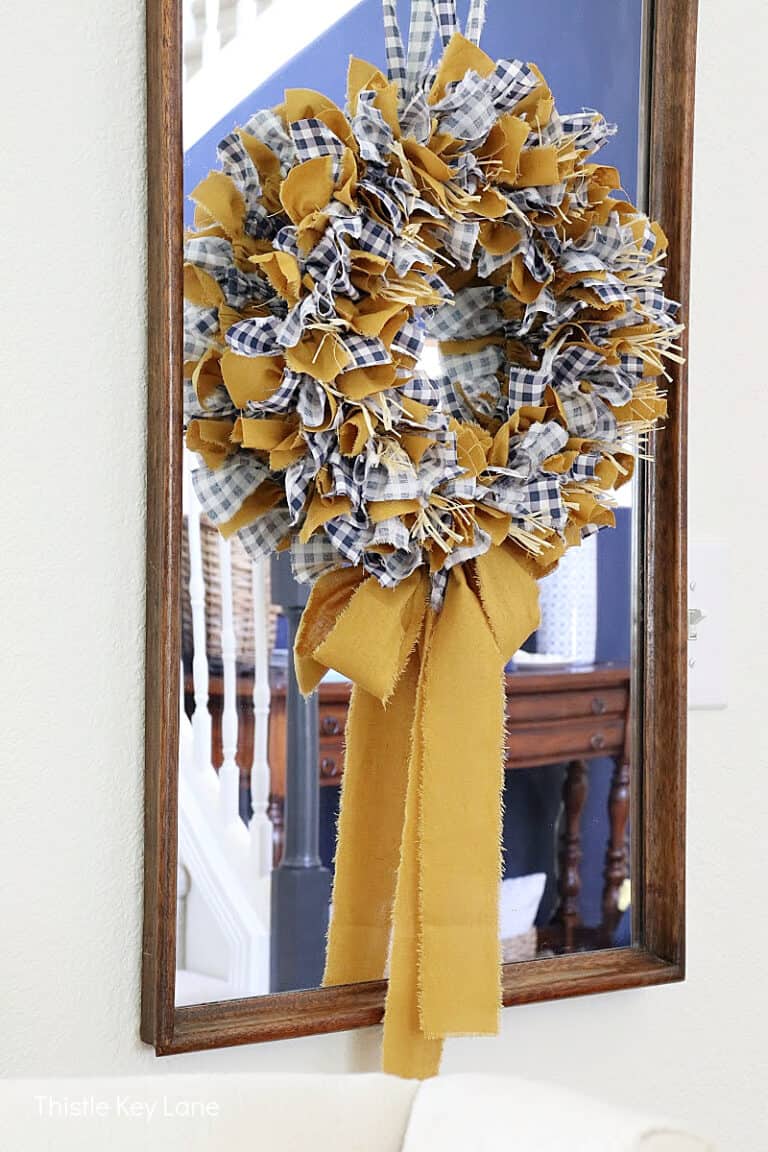 Summer Rag Wreath Patterns Summer To Fall Rag Wreath - Thistle Key Lane