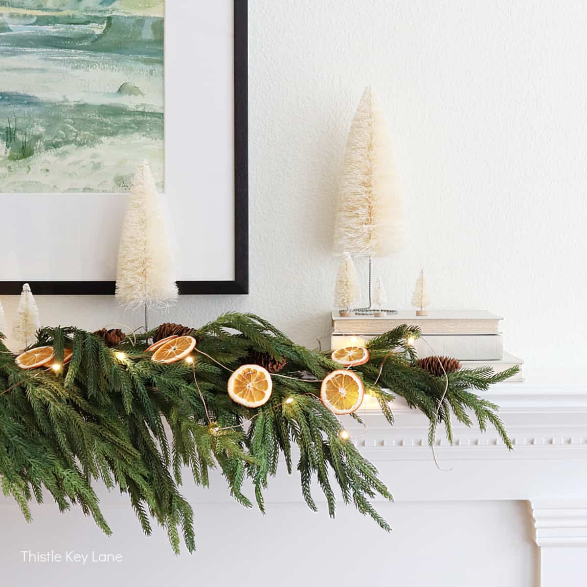 Hand Me Down Style: Christmas decorating: arranging greenery  Leftover  christmas tree, Christmas tree branches, Christmas