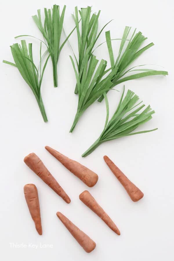 Diy Air Dry Clay Carrots Thistle Key Lane