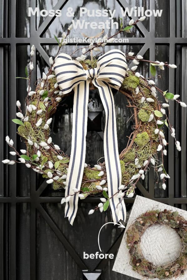 Small Porch Styling For Spring - Thistle Key Lane