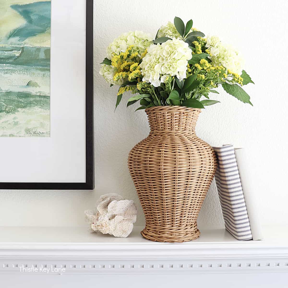Summer Mantel Refresh