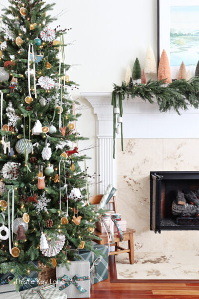 Woodland Christmas Home Tour With Muted Colors - Thistle Key Lane