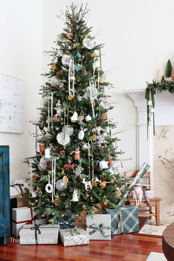 Woodland Christmas Home Tour With Muted Colors - Thistle Key Lane