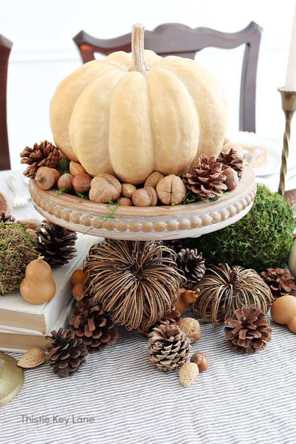 Use What You Have Thanksgiving Tablescape - Thistle Key Lane