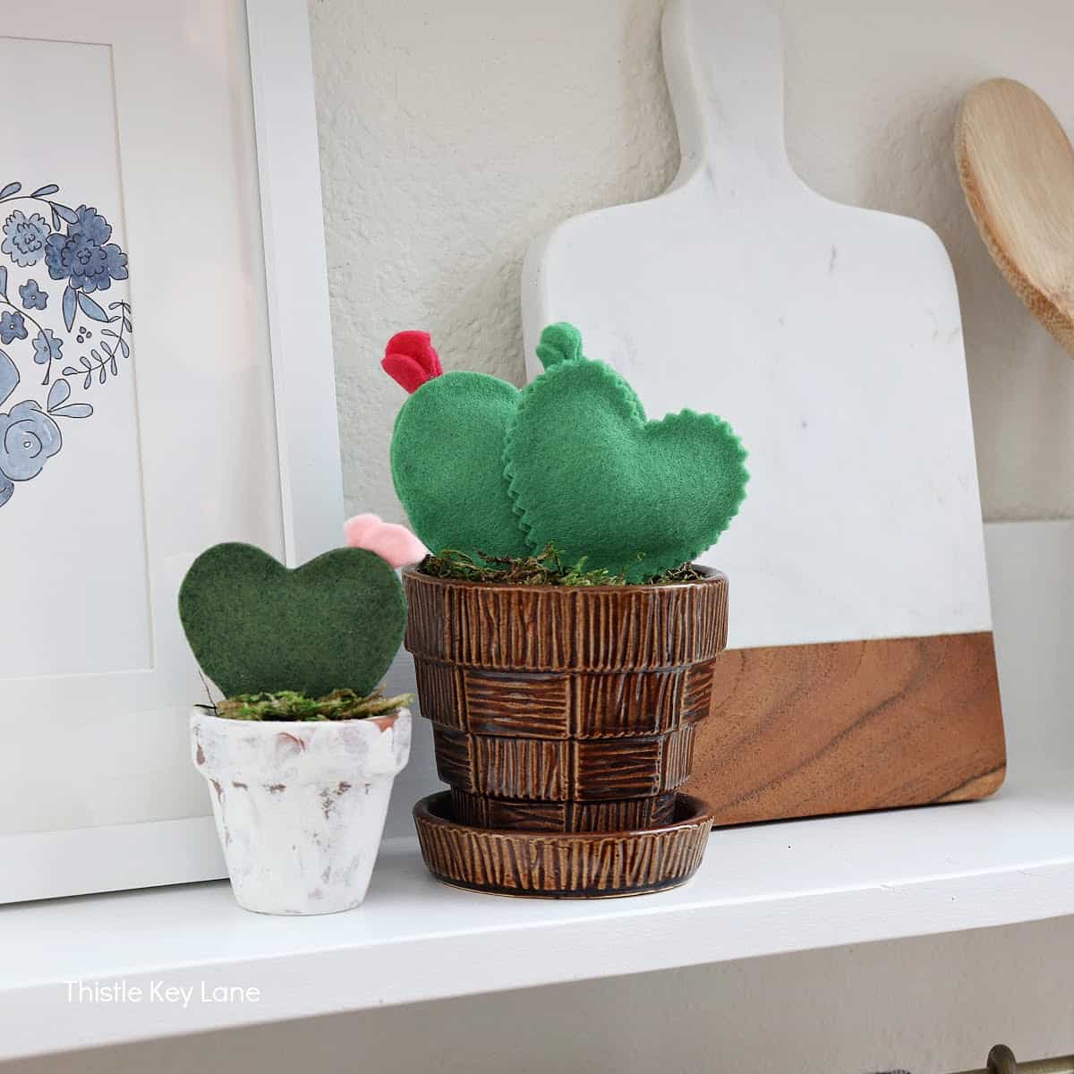DIY Felt Heart Cactus