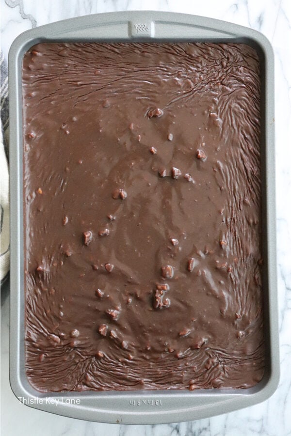 Chocolate Buttermilk Sheet Cake Recipe - Thistle Key Lane
