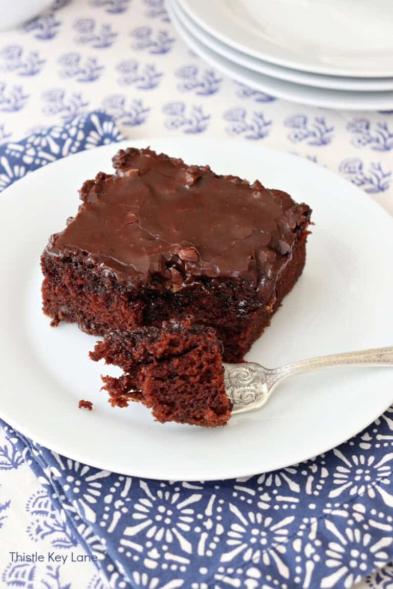 Chocolate Buttermilk Sheet Cake Recipe - Thistle Key Lane