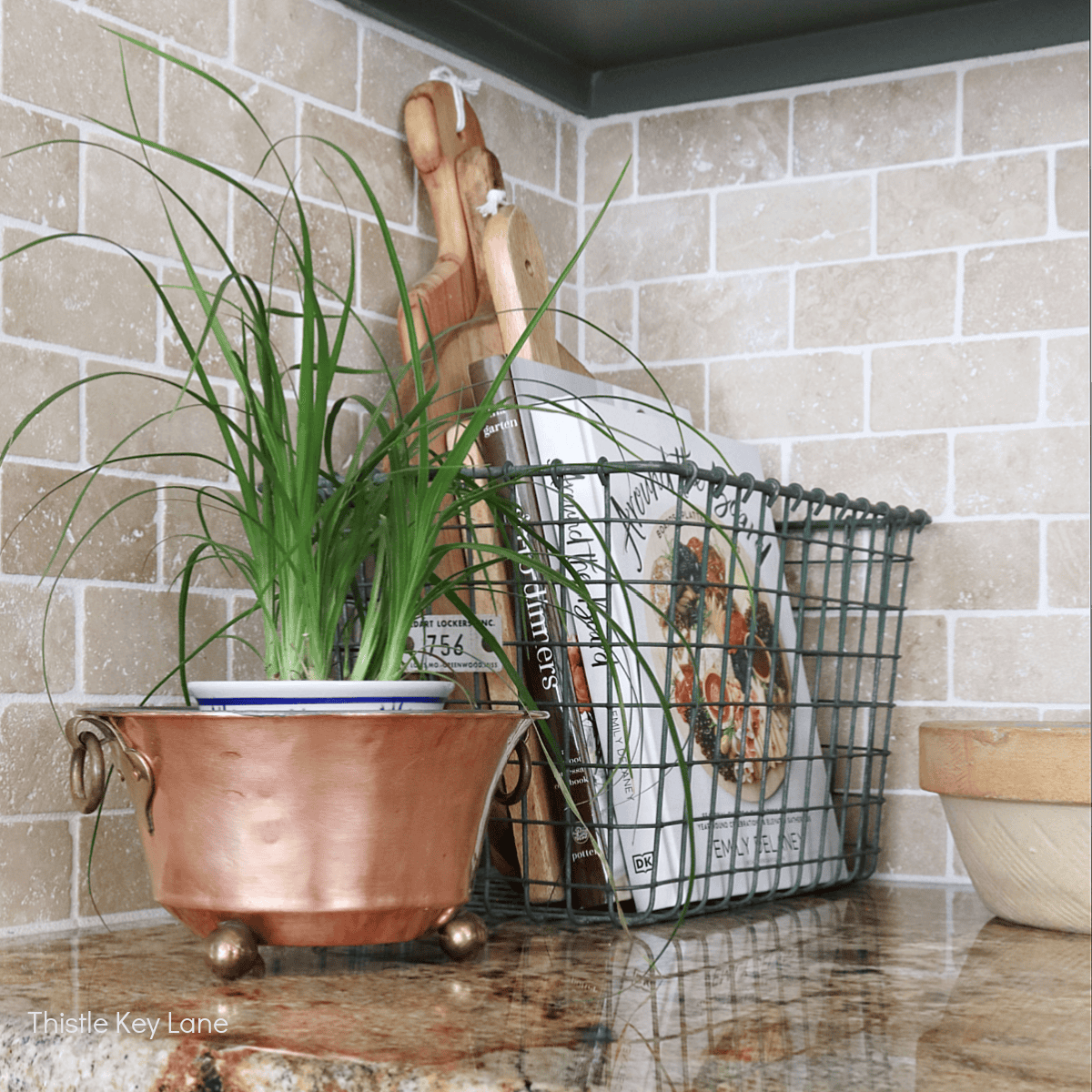Kitchen Counter Vintage Styling | Pantry Door Update