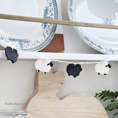DIY Air Dry Clay Sheep And Rabbits