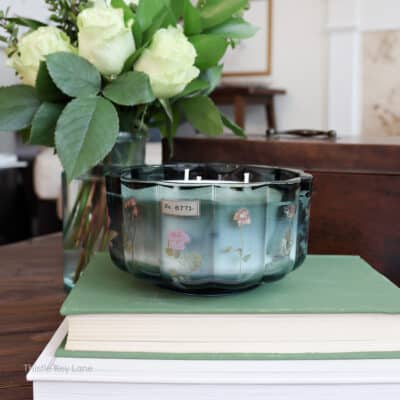 Anthropologie Inspired Candles DIY