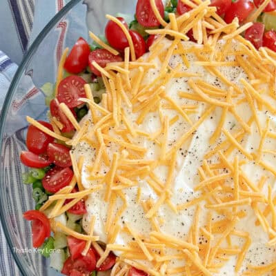 Green Pea Layered Salad Recipe