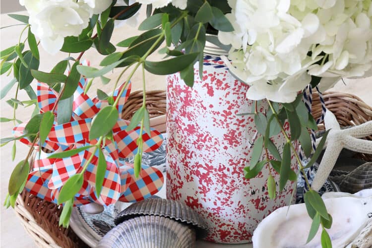 Summer Red White And Blue Centerpiece