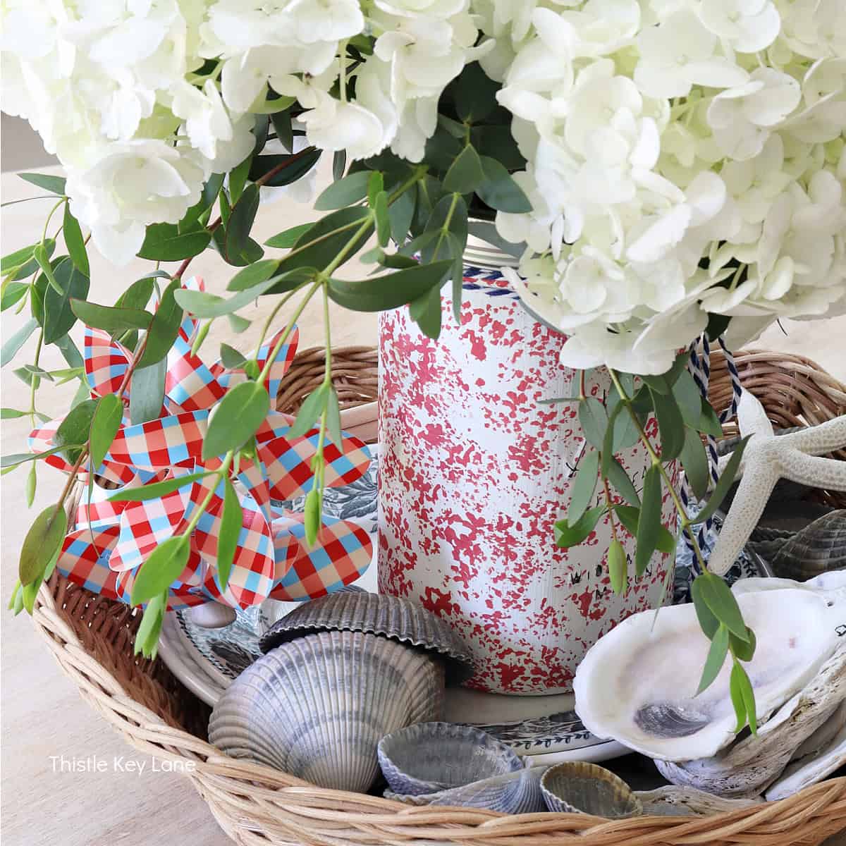 Summer Red White And Blue Centerpiece - Thistle Key Lane