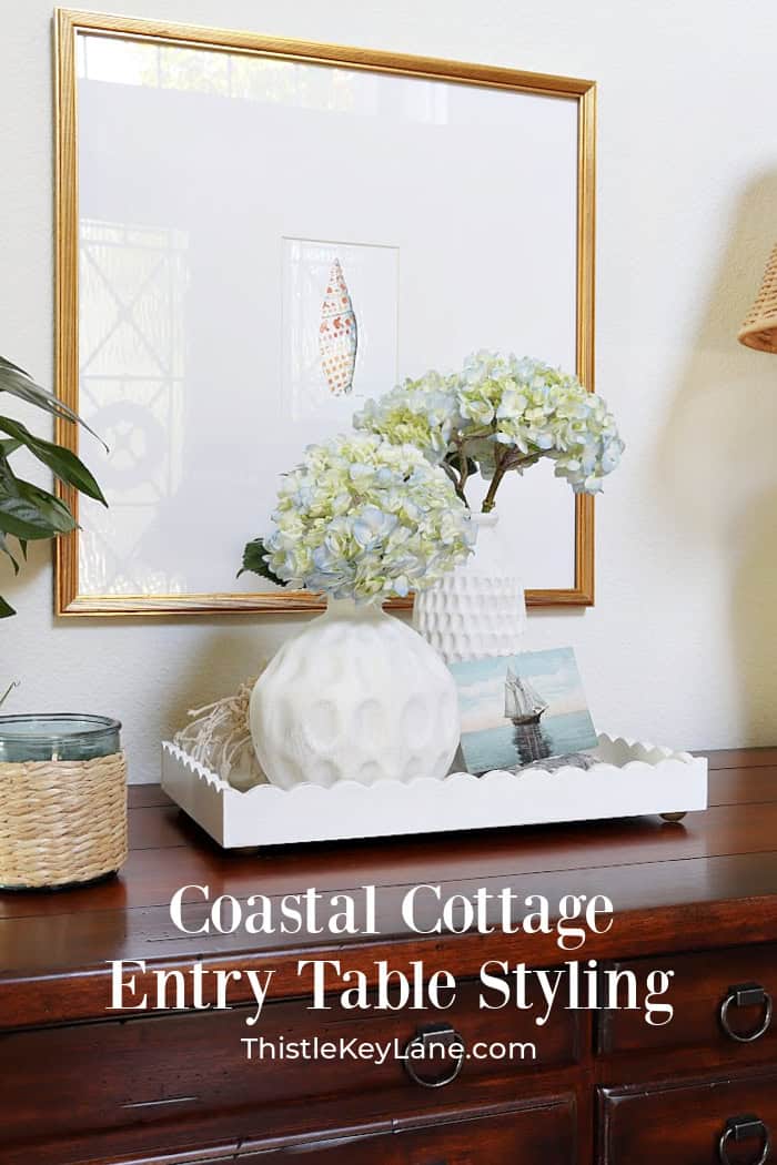 Coastal Cottage Entry Table.