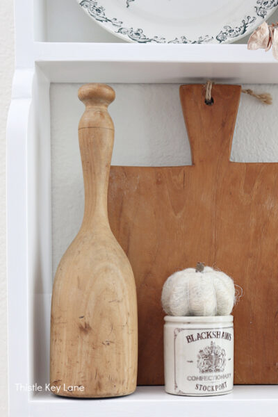 Early Fall Plate Rack Styling - Thistle Key Lane