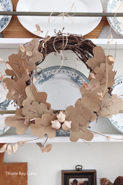 Early Fall Plate Rack Styling - Thistle Key Lane