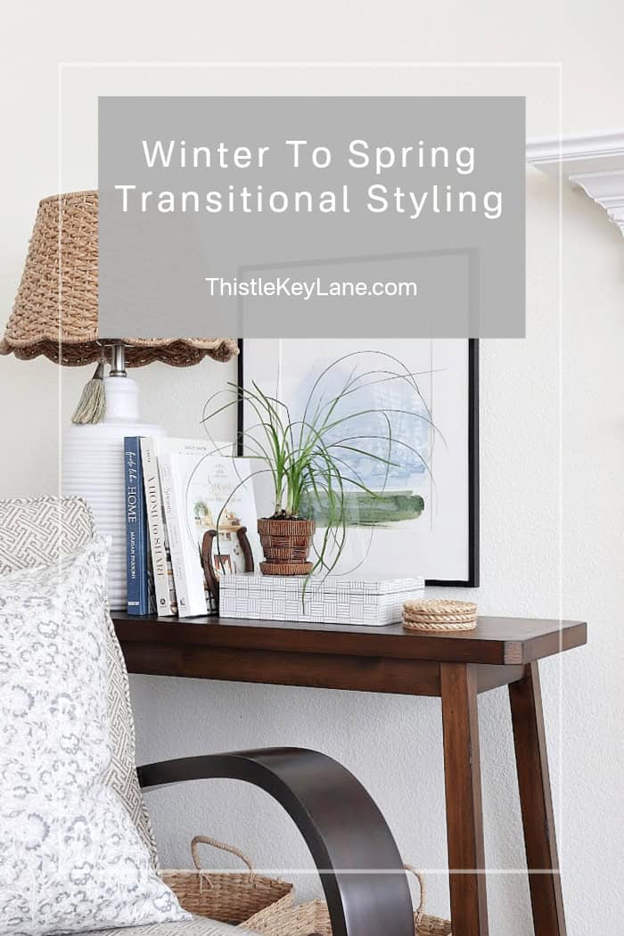 Winter To Spring Transitional Styling.