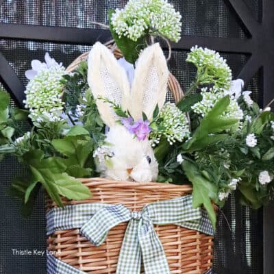 Spring Porch Refresh With Bunnies