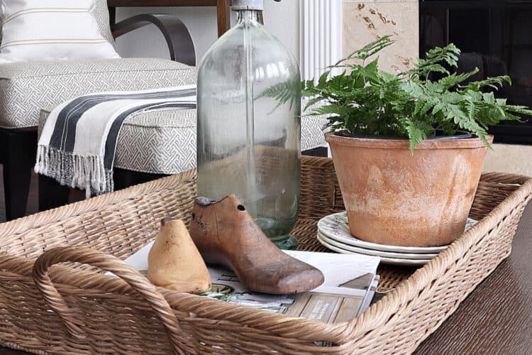 Coastal Family Room Styling