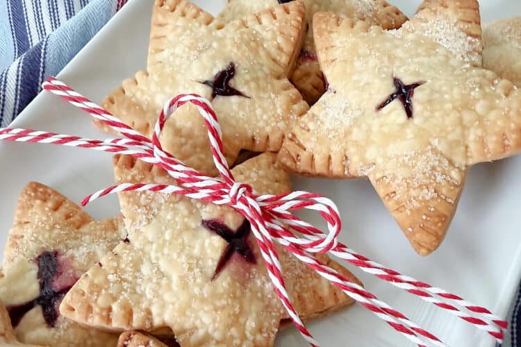 Star Blueberry Hand Pies Recipe