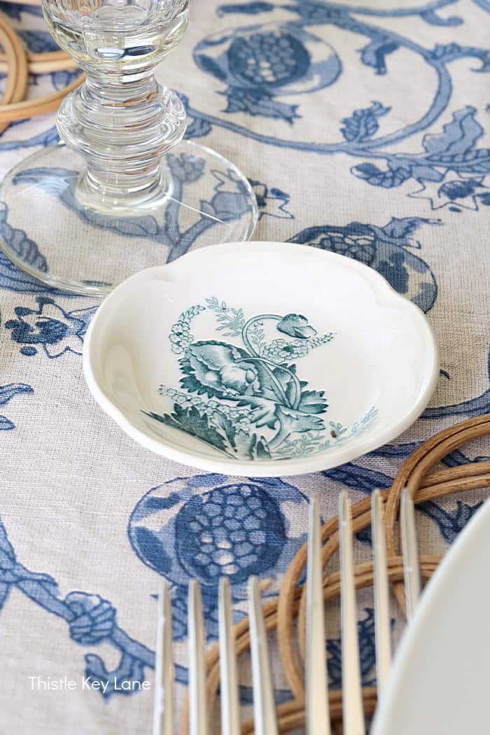 Vintage butter pat dish.