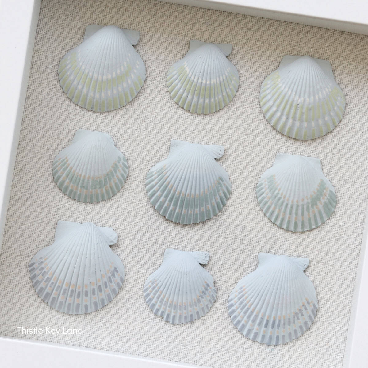 DIY Painted Shell Artwork