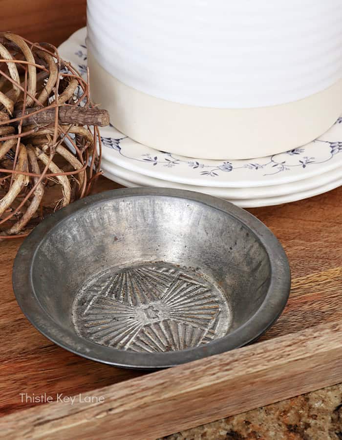 Vintage mini pie tins.