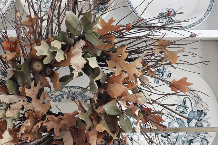 Foraged Leaf Wreath DIY