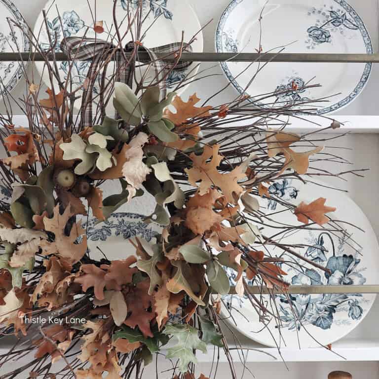 Foraged Leaf Wreath DIY