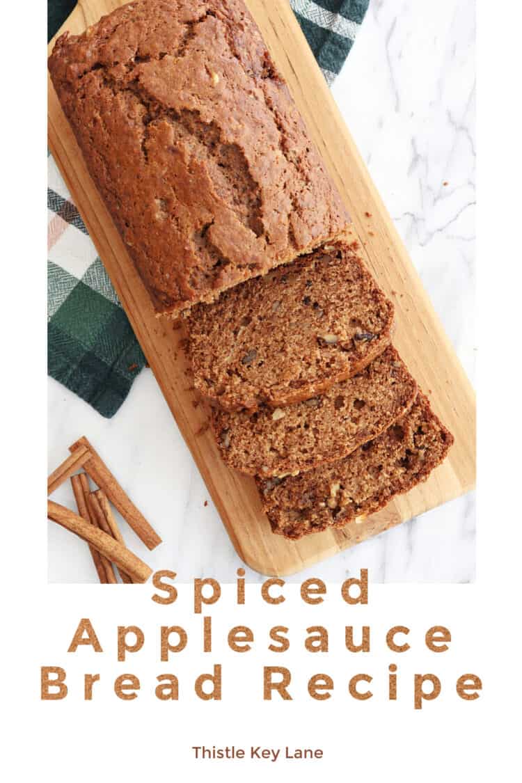 Spiced Applesauce Bread Recipe.