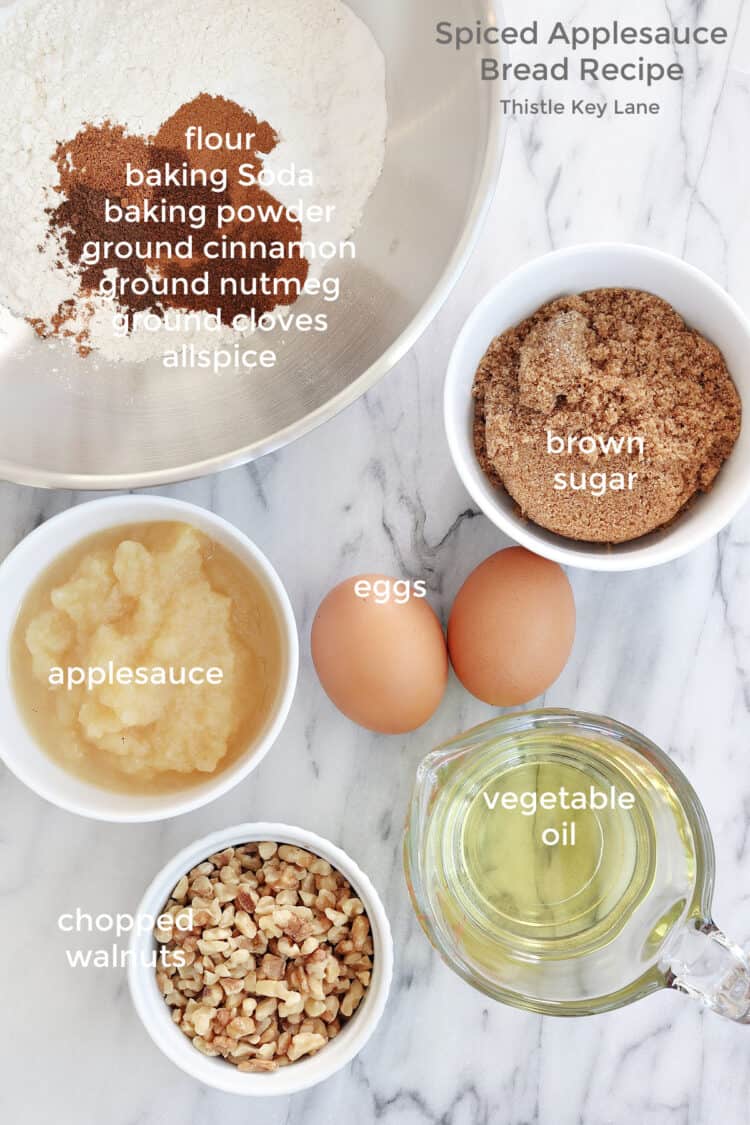 Ingredients in bowls.